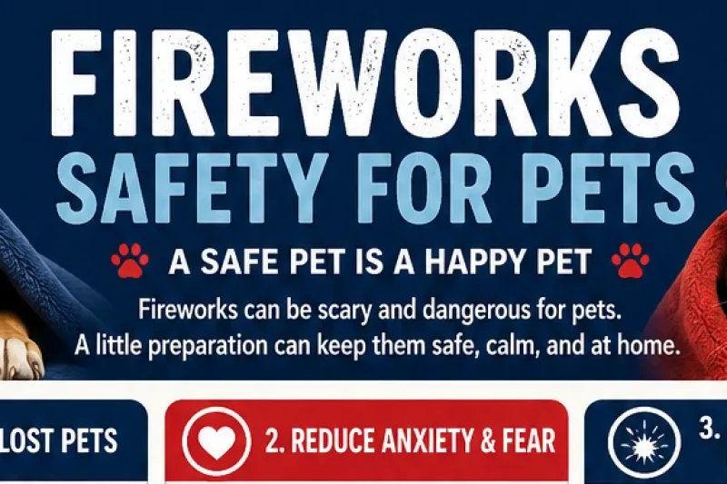 Fireworks and Pets: Protecting Your Pet During Holiday Celebrations - Veterinary Tyler